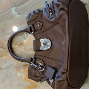 Brown leather, Etienne Aigner purse